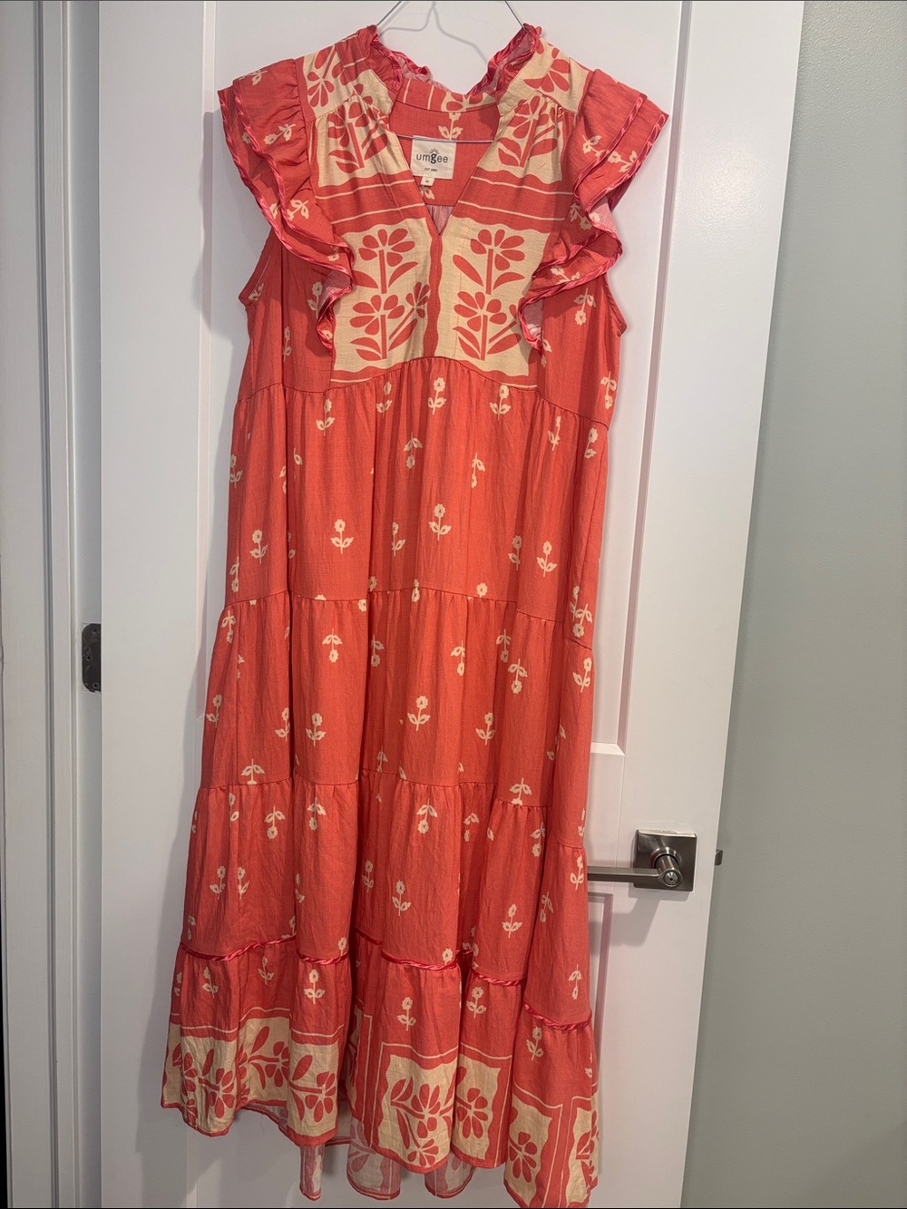 Umgee Women’s Sleeveless Maxi Dress Medium